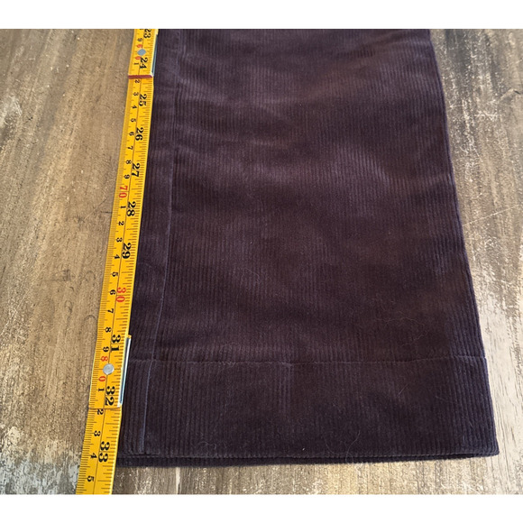 STAUD Womens Chisel Corduroy Pants Mahogany Solid Straight Button Zip Closure 2 - Picture 5 of 12